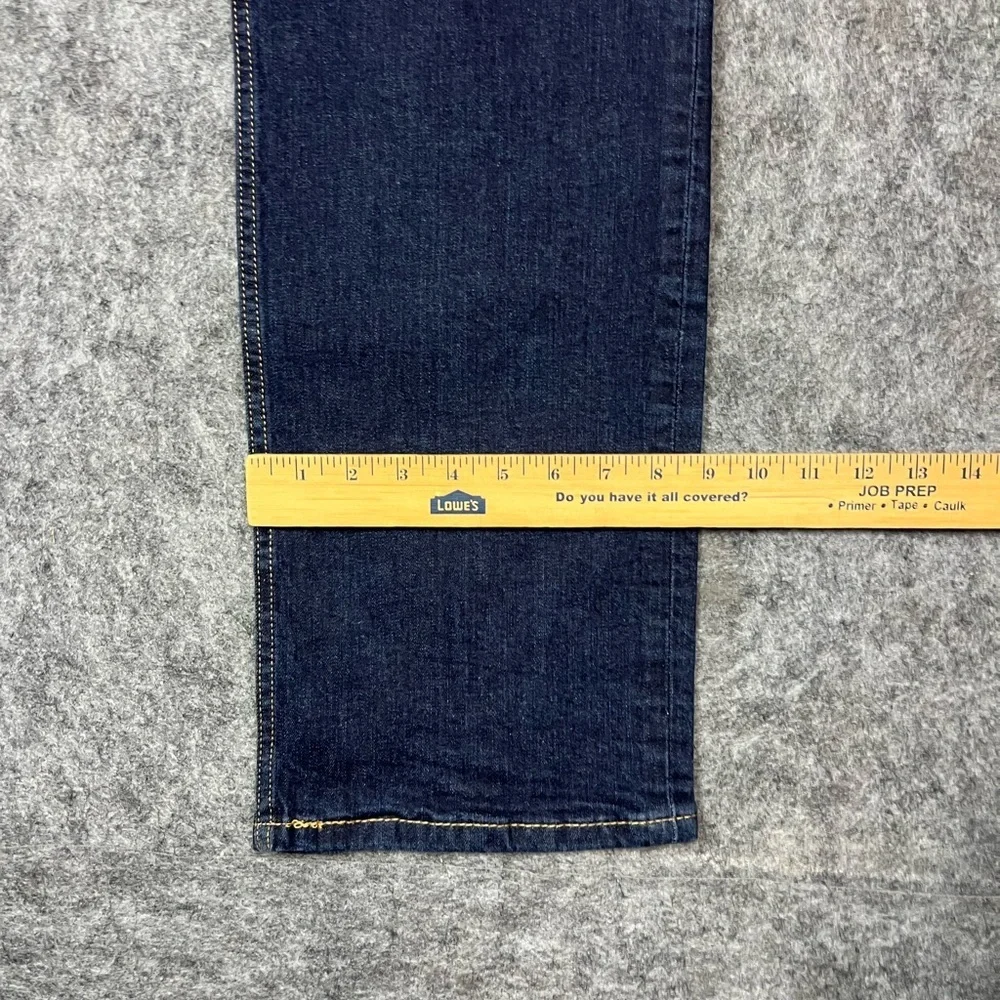 Levi's 514 Straight Leg Dark Blue Denim Jeans Men's Size 38x34 Striaght Fit
